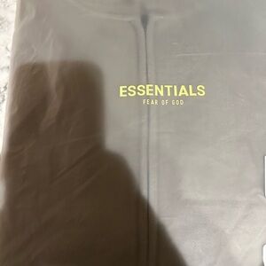 Brand new! Essentials Fear of God Gray Zip-Up